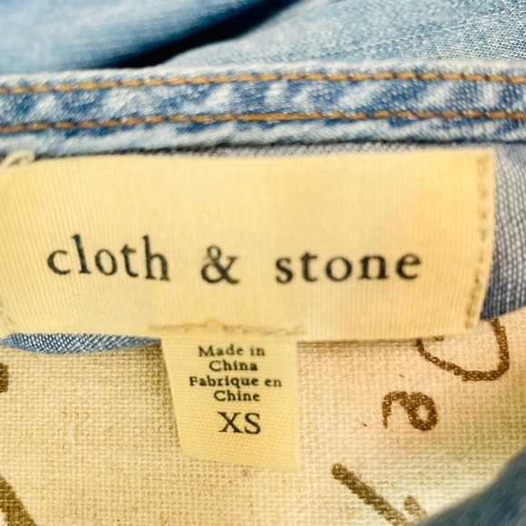 🎉HP🎉 Anthropologie Cloth & Stone Tunic Dress Size XS - Picture 6 of 8